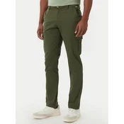 Beverly Hills Polo Club Hlače iz tkanine P-SS26M -T450313 Zelena Regular Fit