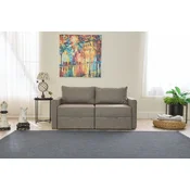 Atelier del Sofa Dvosed na razvlacenje Saros, 155x72x110 cm, Svijetlosivi
