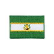 shumee Našitek zastave Afriške unije - 2 - likalnik/termo zapečatena podlaga - vezen našitek/značka/emblem