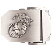 Pasna spona MFH USMC, srebrna, kovinska, pribl. 4 cm