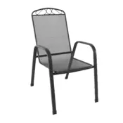 OUTDORLIFE BaA!tenska stolica MELFI Metal Tamno siva