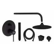 Ugradna baterija MINOTTI TUBO DARK ELEGANCE sa ružom i tuš rucicom