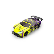Overmax - RC drift avto z daljinskim upravljanjem X-DRIFT 1000 mAh rumena/vijolična