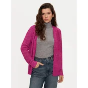 Pieces Pletena jopica Ellen 17150955 Roza Regular Fit