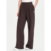 Lacoste Palazzo hlače XF5248 Rjava Wide Leg