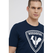 Pamucna majica Rossignol boja: tamno plava