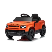 Licencirani auto na akumulator Land Rover Defender 4x4 - narančasti