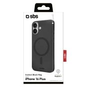 SBS - Ovitek Instinct Mag z MagSafe za iPhone 16 Plus, črn