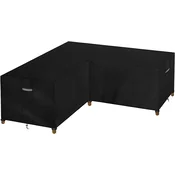 DOKON vodoodporna zaščitna prevleka za vrtno pohištvo v obliki črke L - 250 x 250 x 110 cm