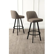 HANAH HOME Set barskih stolica (4 komada) Atex Cappuccino Black