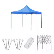 Zložljiv vrtni gazebo 3x3 m modre barve