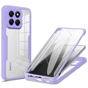 Hibridni Full body ovitek Techsuit ColorVerse 360 za Xiaomi 14 - purple