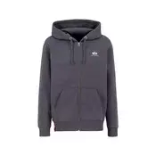 ALPHA INDUSTRIES Jopa na zadrgo Basic Zip temno siva