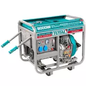 Total One-Stop Tools Dizelski generator 5kW, 220V/15L/9hp/3000rpm (TP450001)