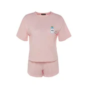 Trendyol Milla Ženski set pidžame Thmss22Pt0422, Roze