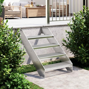 Rešetkasta stepenica 60 x 24 x 7 cm od pocincanog celika