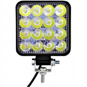 shumee Halogena LED delovna svetilka 48W 16 diod 10V 12V 83x83x20mm - LLP16MINI