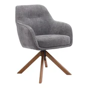 Sivi oblazinjeni jedilni stoli v kompletu 2 ks Avola – Unique Furniture