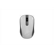 GENIUS bežicni miš usb nk-8008s tihi beli/sivi