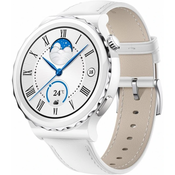 Huawei Watch GT 3 PRO Ceramic 43mm White Leather