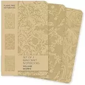 Zestaw 3 notatników MINI Kaft William Morris