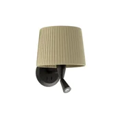 Stenska svetilka SAMBA ČRNO BRACLA S ČRTASTO ŽARNICO E2 FR64309-37