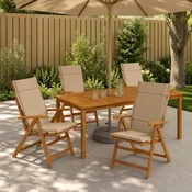 vidaXL 4-delne blazine za visok naslon GEMERT 4 pcs 100% poliester