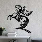 Wallity Zidna dekoracija Banksy 10, 68 x 72, Crna