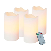 Eglo 410075 - Komplet 4x LED božicnih dekoracija ADVENT 1xLED/0,18W/2xCR2032 + daljinski upravljac