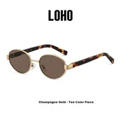 Loho Unisex naocare za sunce, Braon-zlatne