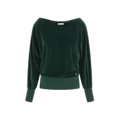 Deha FELPA IN CINIGLIA, ženski pulover, zelena A00600
