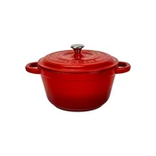 Cast iron saucepan, 22cm/3.31 L, New Heritage, Red - LAVA