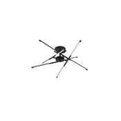 Rabalux 71338 - LED Lestenec HENLI2 LED/40W/230V 3000K črna