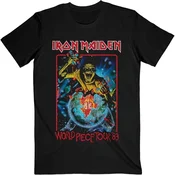 Iron Maiden Majica World Piece Tour 84 V.1. Unisex Black M