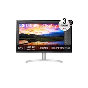 Monitor LG 31,5 32UN650K-W UltraFine, IPS, 3840x2160, 2x HDMI, DP - LG - 31.5 - Srebrna, črn okvir - 714.3 x 595.9 x 226.7 mm - 8,2 kg - 36 - G - Avtera