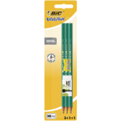 BIC Grafitne olovke Evolution 650 + gumica + rezac BLC EU 3/1