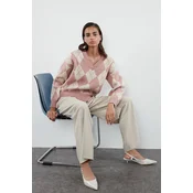 Trendyol Dusty Rose Soft Texture Baklava Knitwear Sweater