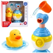 slomart Set igrač za kopanje LEAN TOYS Pišček, dozirnik mila, skodelica, modra