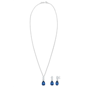 ELLI PREMIUM Set nakita Vintage modra/srebrna/transparentna