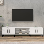 TV ormaric sjajni bijeli 180x31,5x40 cm od konstruiranog drva