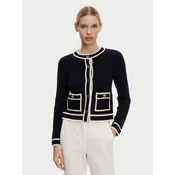 Luisa Spagnoli Pletena jopica Macori 58615 Črna Slim Fit