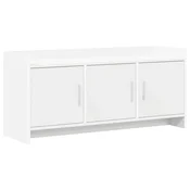 vidaXL vidaXL TV omarica 102 x 33 x 47 cm Bela Inženirski les, (5000247696)