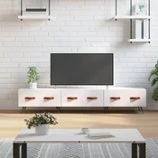 Vidaxl vidaXL TV stojalo visok sijaj bela 150x36x30 cm