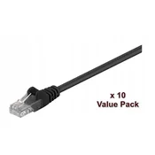shumee MicroConnect U/UTP CAT5e 10M črne barve 10 kosov