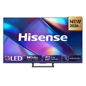 Hisense Televizor LED 50A7S, 50, 4K Ultra HD, QLED, Crni