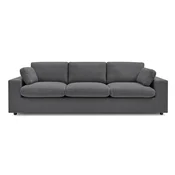 Temno siva sedežna garnitura 250 cm Belair – Bobochic Paris