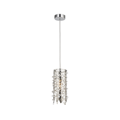 LUXERA 64365 - Kristalni luster na sajli VITRA 1xE14/40W/230V