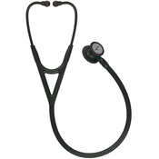 3M Littmann Cardiology IV Stetoskop, Black, Black-Finish, Blue Stem