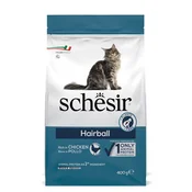 SCHESIR Suva hrana za macke Cat Hairball, Piletina, 400g