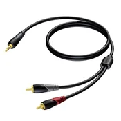 3,5 mm Jack kabel moški - 2x RCA moški, 5 m